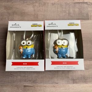 Hallmark Christmas Ornament, Minions Bob the Minion in Pajamas 2pk